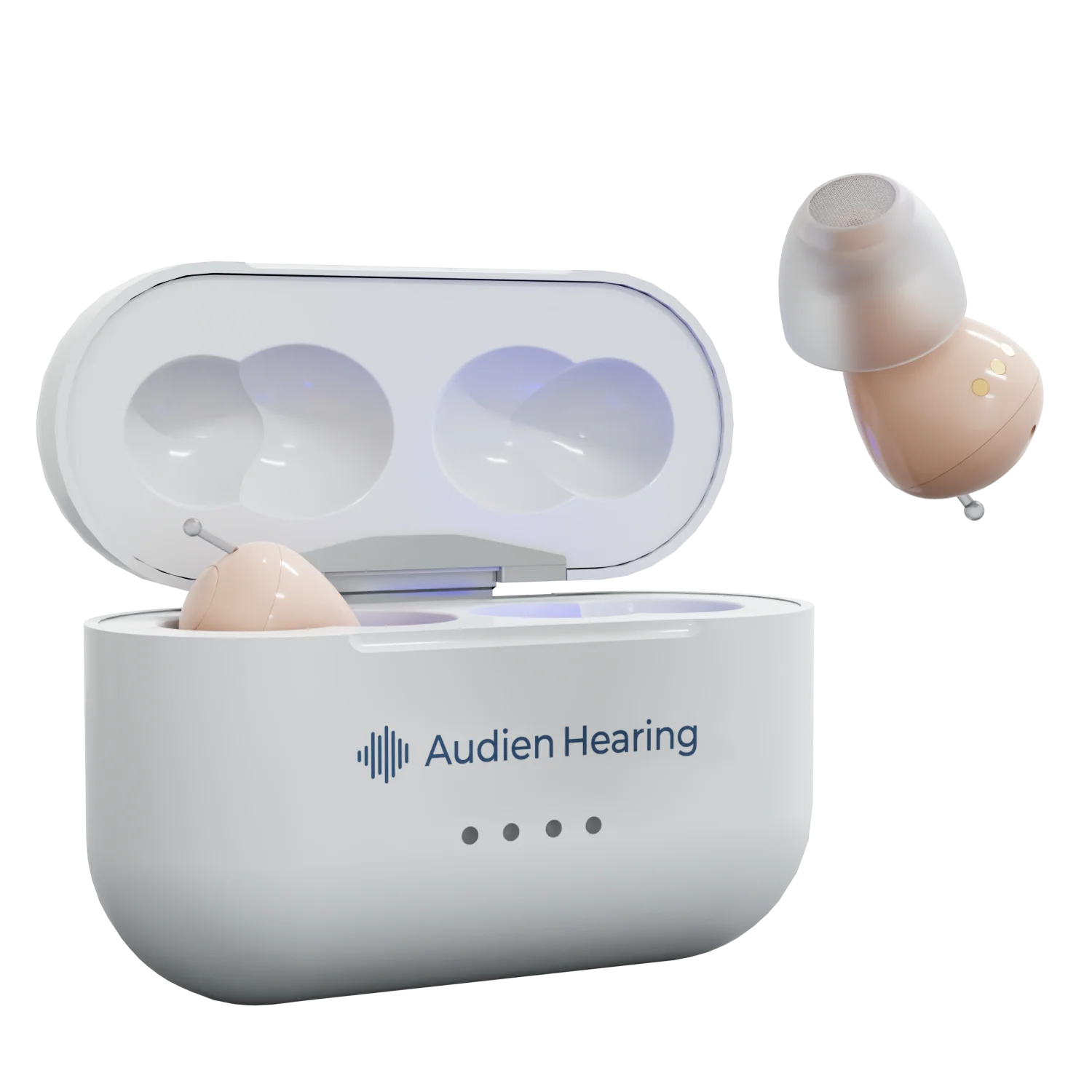 Step 2 — fit Audien Atom Pro in your ear