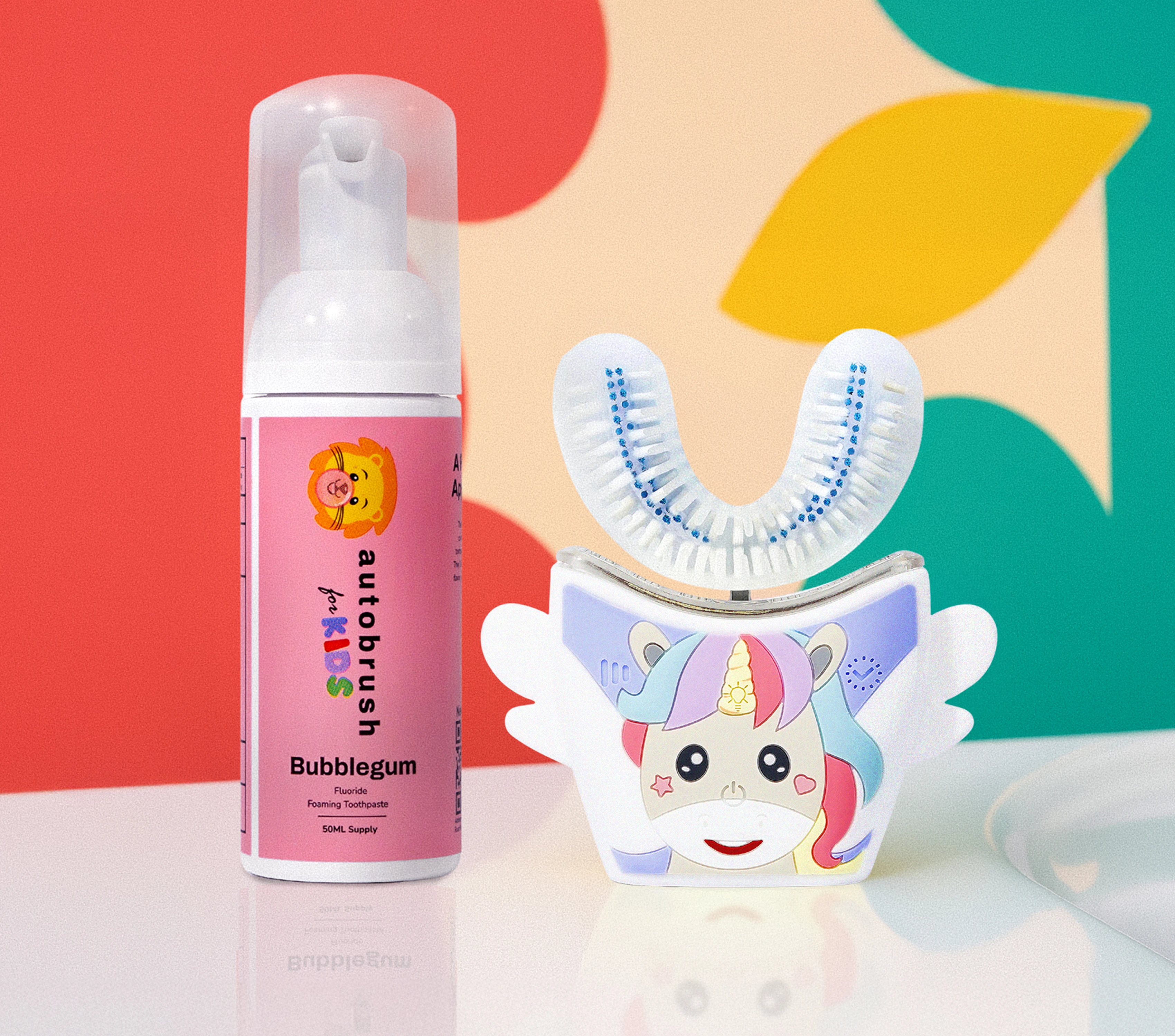Autobrush Sonic Pro Kids unicorn character toothbrush for children