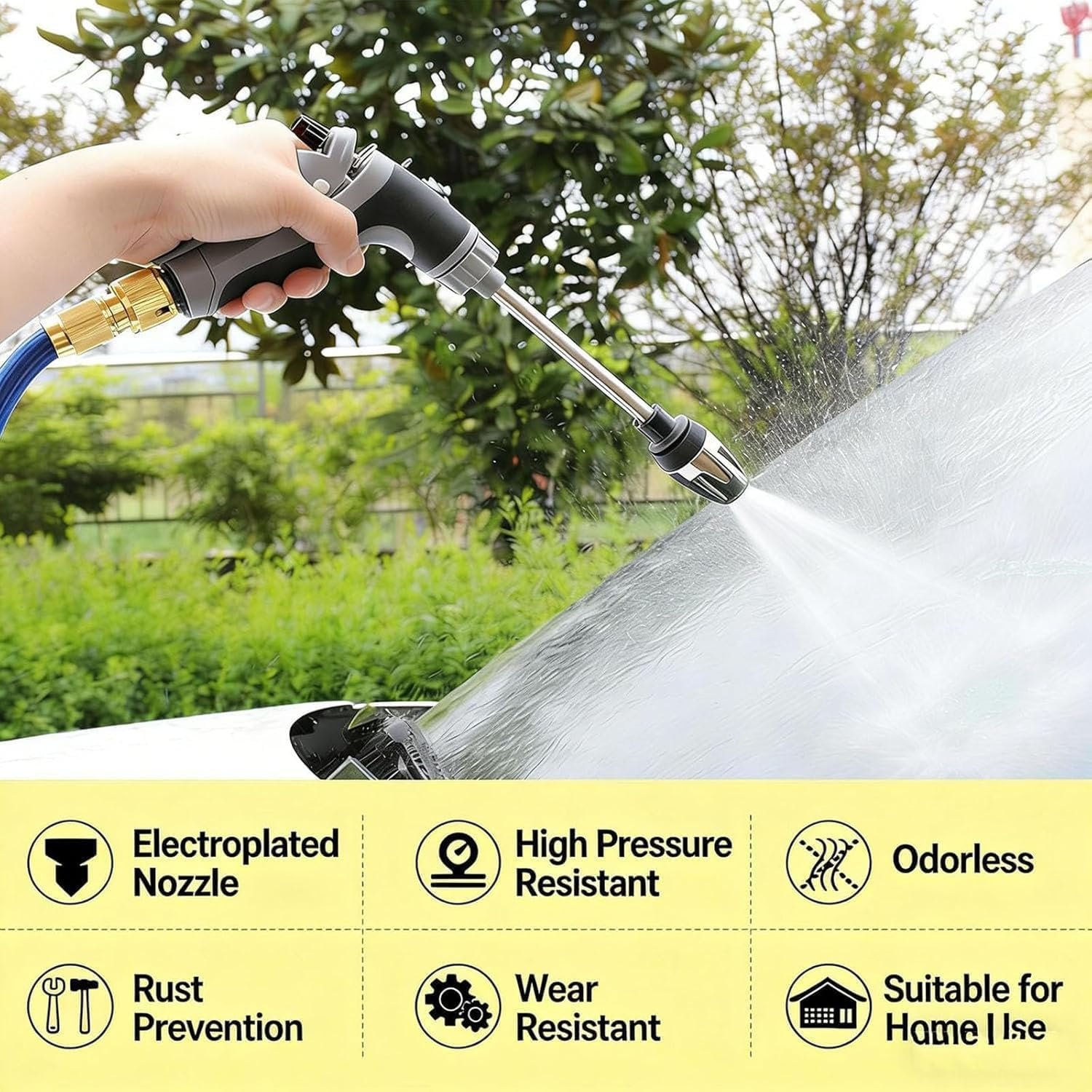 Venturi effect — how Jetterix pressure nozzle amplifies water flow