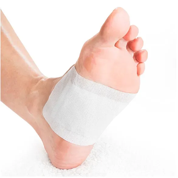 Nuubu pad wrapped on the sole, ready to wear for 6 to 8 hours